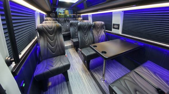 dayton 18 passenger sprinter van interior