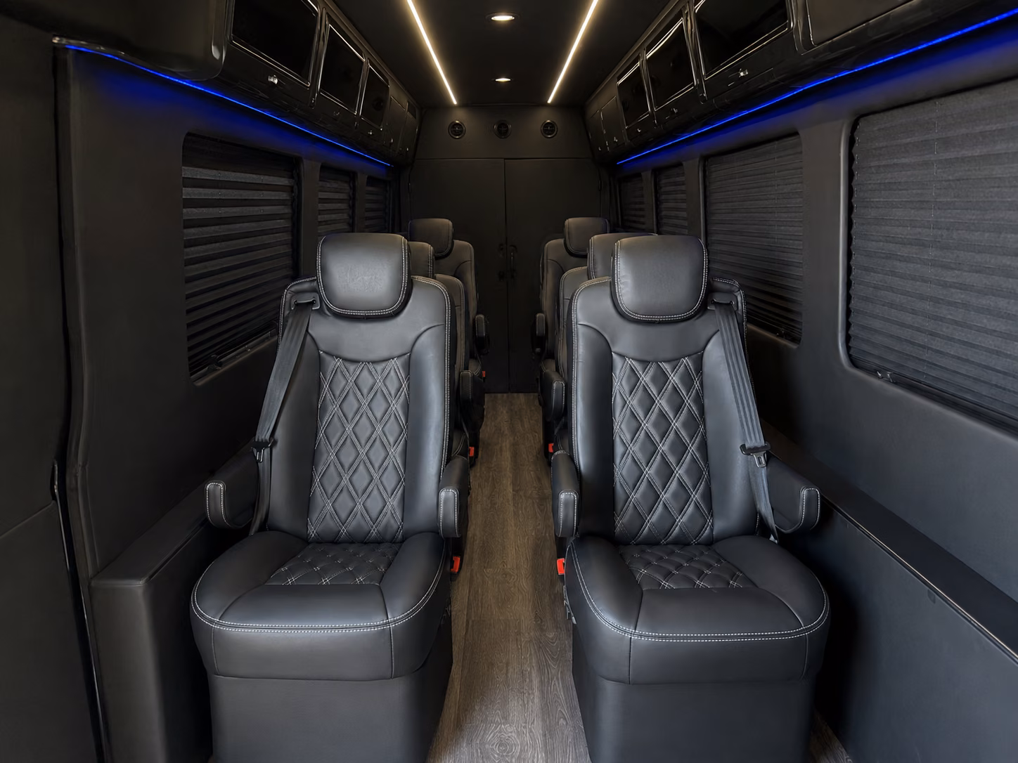 dayton 10 passenger sprinter van inside