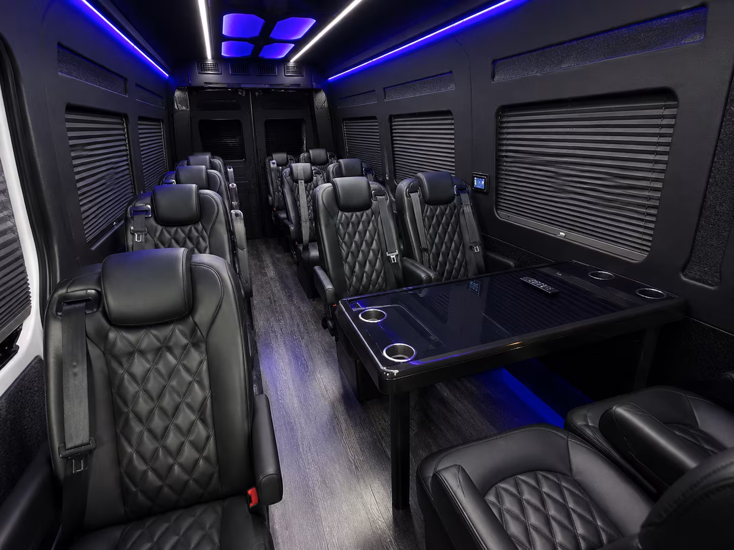 dayton 18 passenger sprinter van interior