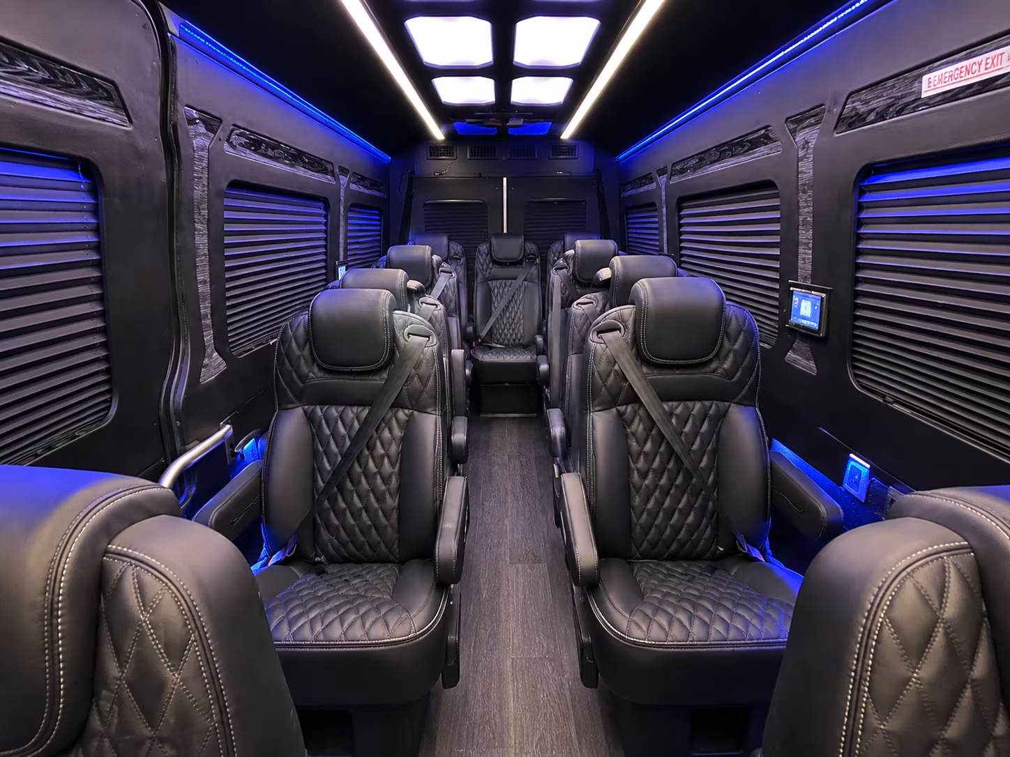 dayton 20 passenger sprinter van inside