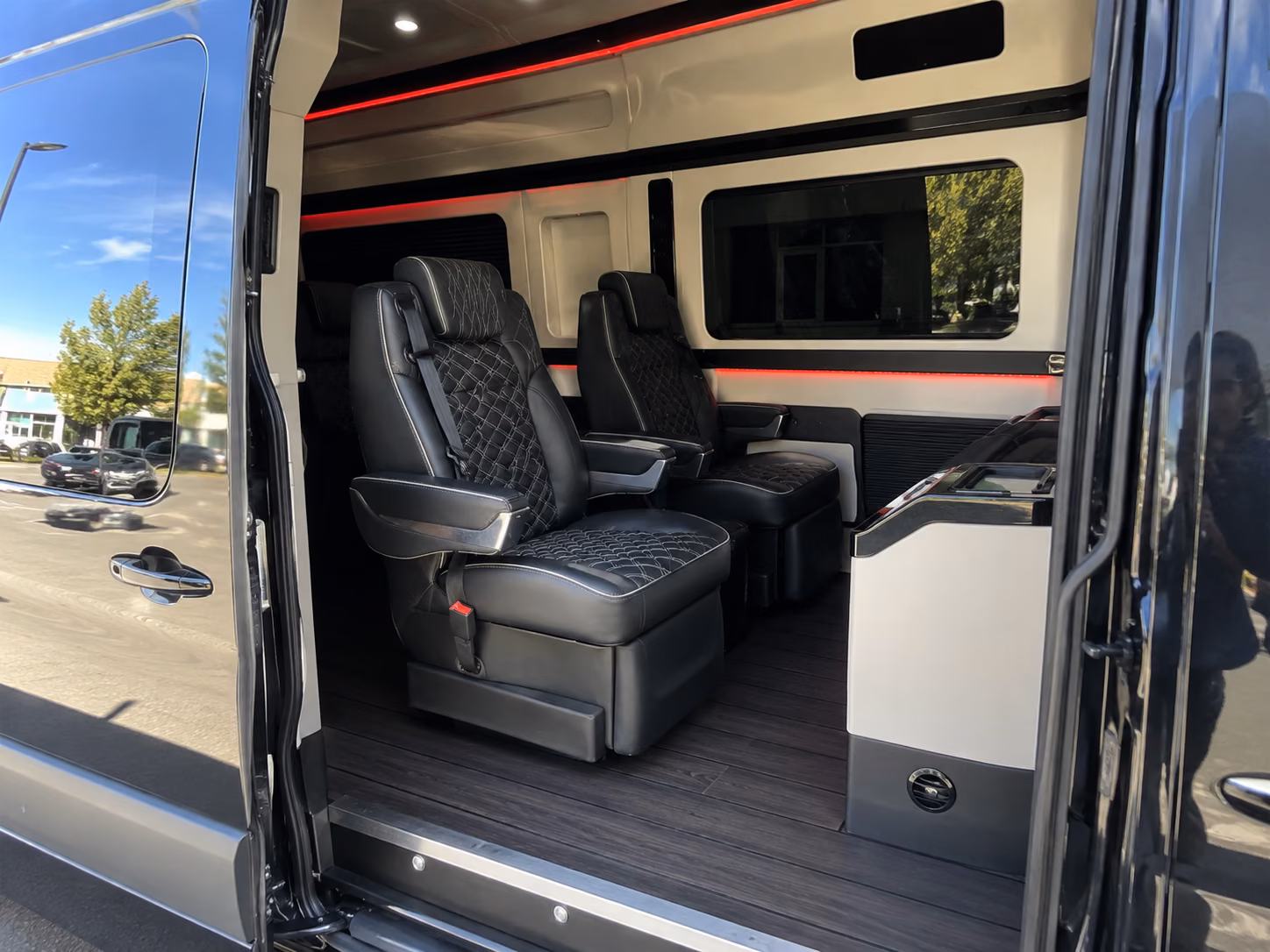dayton wedding sprinter van rental